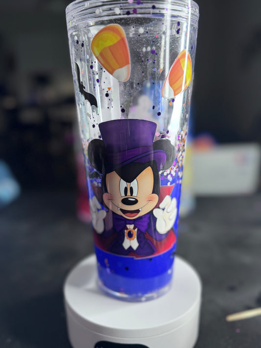 24oz Snow Globe Tumbler