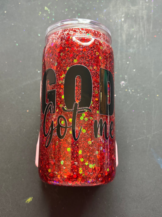 16oz Snow Globe Tumbler