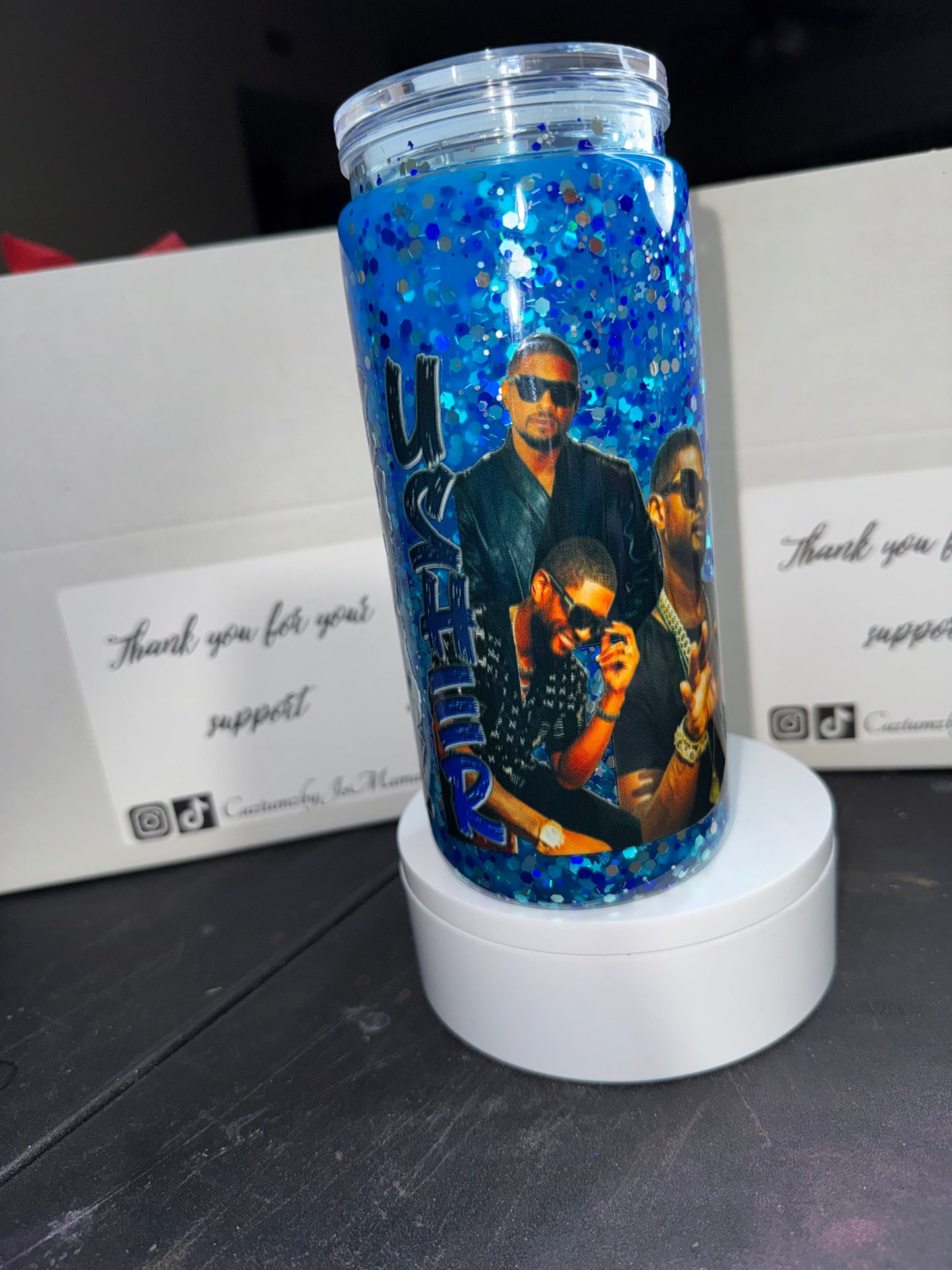 USHER AND CHRIS BROW TOUR CUP