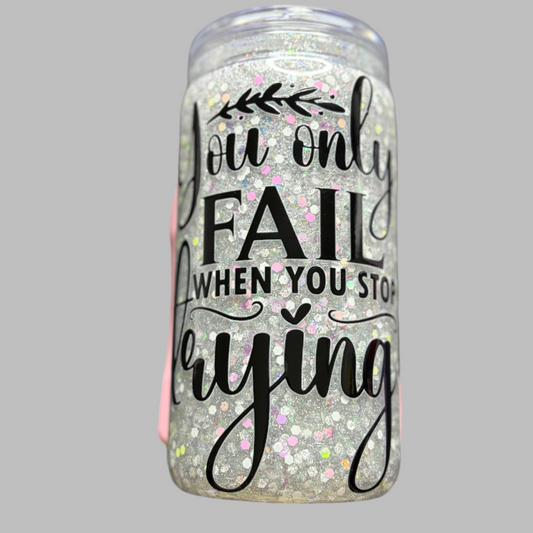 16 oz Snow Globe Tumbler