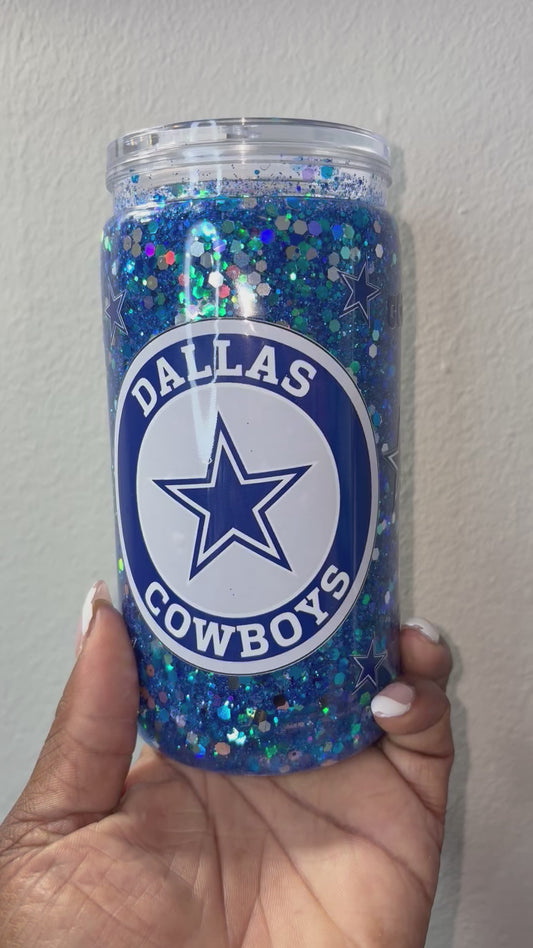 16 oz Snow Globe Tumbler
